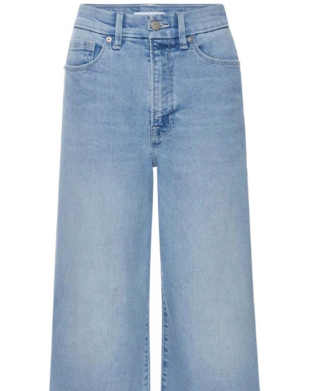 NEW GOOD AMERICAN women's ultra high rise palazzo jeans in indigo - Picture 2 of 3
